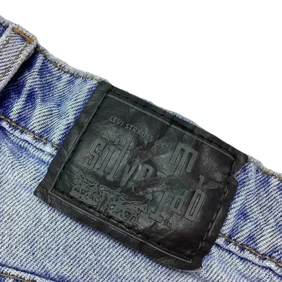 Vintage Levi’s 90s silver tab cropped denim - Picture 6 of 8